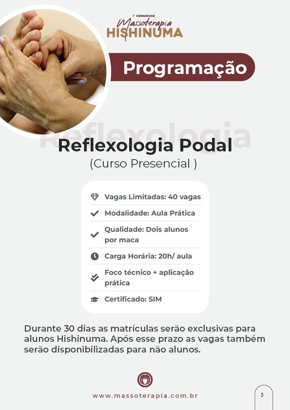 Guia do Aluno - 1° Congresso Massoterapia Hishinuma5